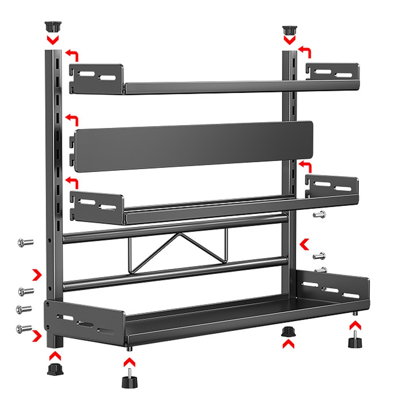 Kệ để gia vị đa năng KSun005 , giá  để dao, gia vị, đồ dùng nhà bếp