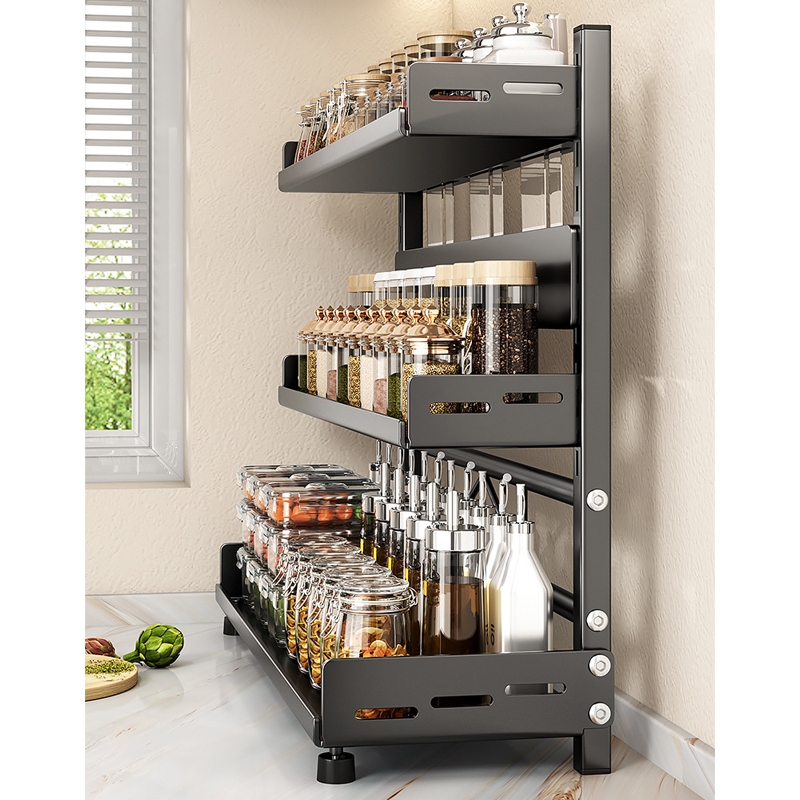 Kệ để gia vị đa năng KSun005 , giá  để dao, gia vị, đồ dùng nhà bếp