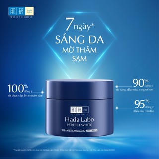 [KOL] Gel dưỡng hỗ trợ sáng da, dưỡng trắng Hada Labo Perfect White Tranexamic Acid Gel Cream 50g
