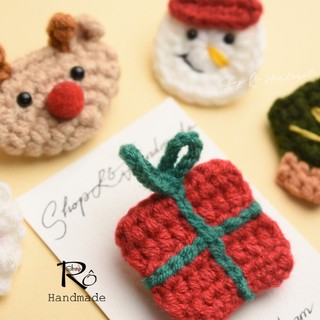 BST Ghim cài áo noel xinh xắn |Pin, trâm cài balo, quà tặng handmade |Shop Rô Handmade