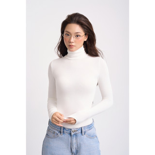 THEKIM COMBO 2 Áo thun giữ nhiệt cổ lọ dài tay nhiều màu , chất thun tăm lót lông cổ cao tay dài  AD132 TĂM LÔNG