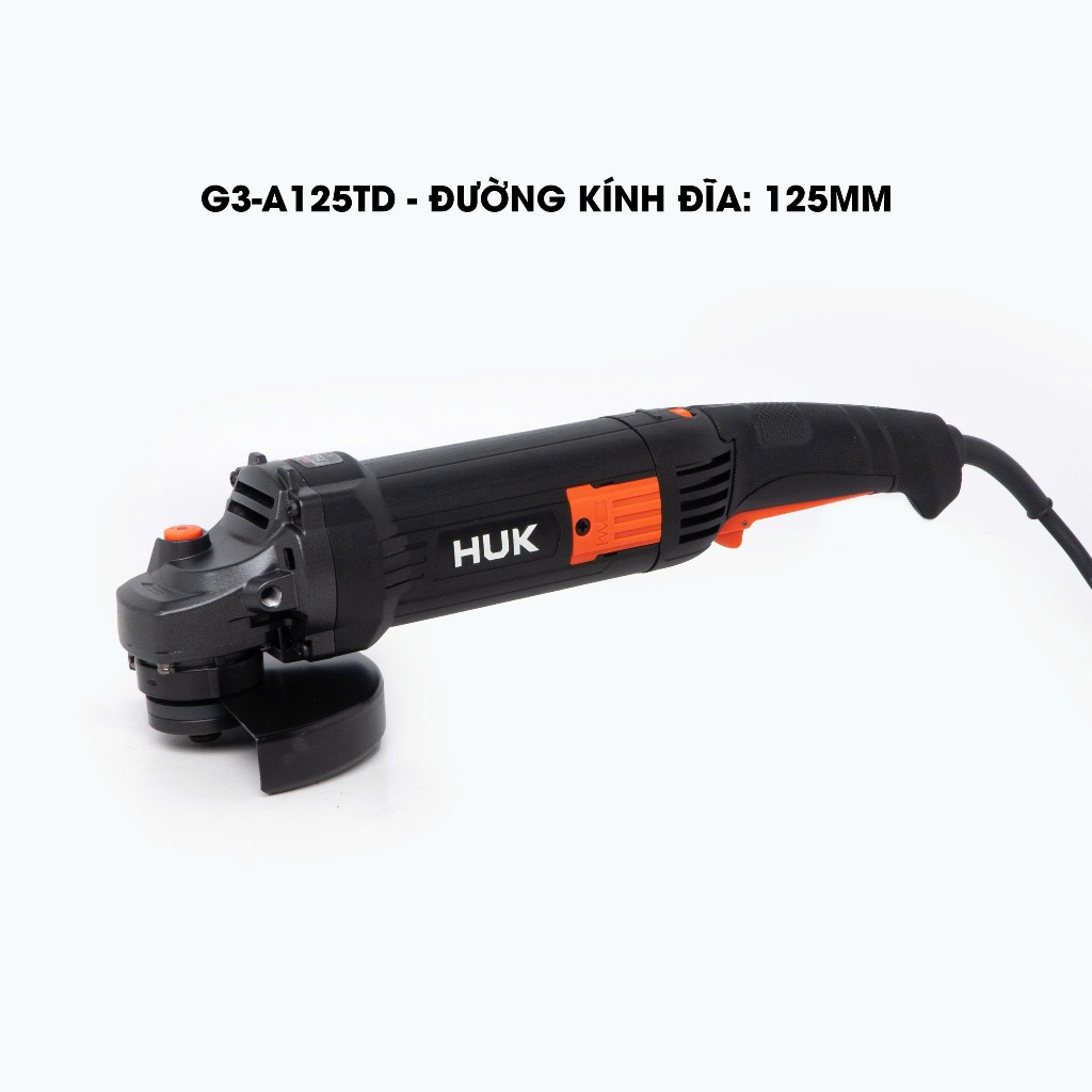 [Lưỡi 125mm] Máy mài điện cầm tay Gen3 HUKAN G3-A125TD,Công suất khủng 1200w, 6 cấp tốc độ