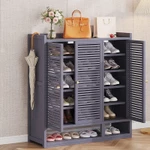 Tủ giày cửa mở dung tích lơn cho căn hộ, chung cư sang trọng, tủ đựng giày dép7,8 tầng lắp ghép tiện lợi — ảnh 1