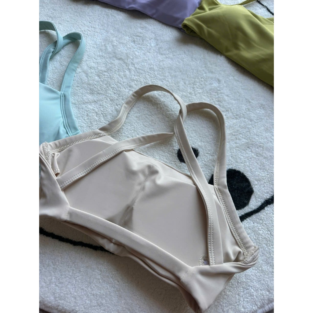 ÁO Bra CỔ U chất LULU KÈM MÚT RỜI D16 Tập Gym-Yoga-Aerobic HOTHISPORT