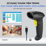 Máy bắn mã vạch Kaw 2D Hàng Chính Hãng, Không Dây, Bluetooth 5.0, Quét Mã Vạch Đa Tia Mã 1D, Mã QR - Bảo hành 12 tháng — ảnh 4