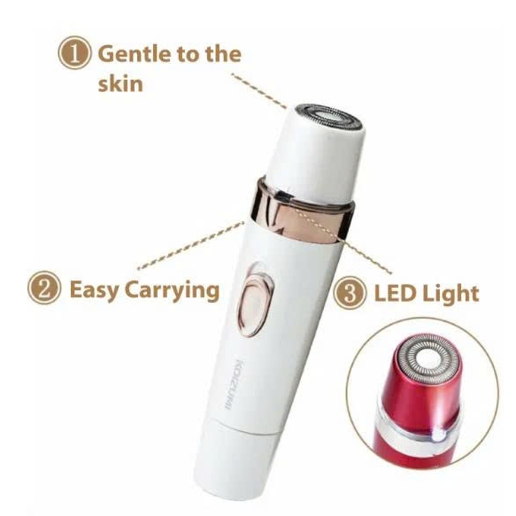Máy Cạo Lông Cầm Tay Dành Cho Mặt Và Body Thiết Kế Nhỏ Gọn Đầu Cạo Lưới Cạo Sát Giúp Bảo Vệ Vùng Da