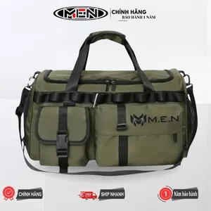 Túi trống sợi vải tổng hợp 54cm M.E.N Lingruii- Viền Tròn nhiều ngăn chống trầy nhẹ [ƯU ĐÃI LỚN]