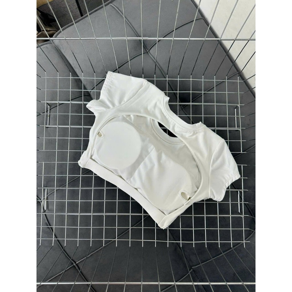 Áo Croptop Hở Lưng Thể Thao Kèm Mút A3 Tập Gym-Yoga-Aerobic⚡️ Hàng xuất khẩu ⚡️ HOTHISPORT