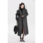 [2471] Áo Khoác Blazer Cổ Vest Nữ Dáng Dài Form Rộng Tay Dài Cổ Bẻ Phong Cách Hàn Quốc Đi Chơi Đi Làm Cecelia — ảnh 1