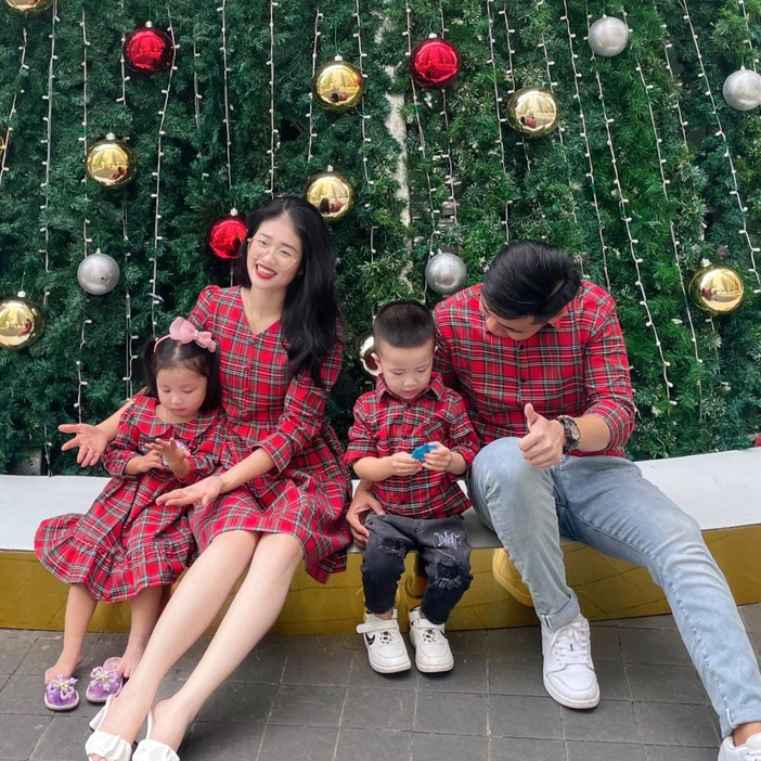 Đồng Phục Gia Đình Caro Đỏ Noel Đi Tiệc, Chơi Tết, Chụp Hình Siêu Xinh, Hàng có size, Kèm Feedback