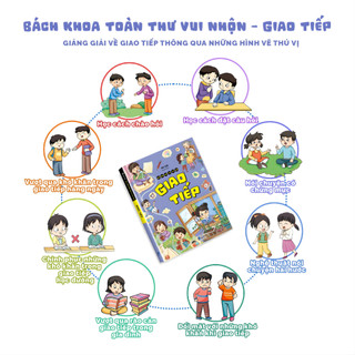 Sách - Bách Khoa Toàn Thư Vui Nhộn - Giao Tiếp - Giảng Dạy Giao Tiếp Thông Qua Nhưng Hình Vẽ Thú Vị- Tiên Phong Books