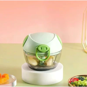 Máy xay tỏi ớt kéo tay đa năng 3 lưỡi dao sắc bén