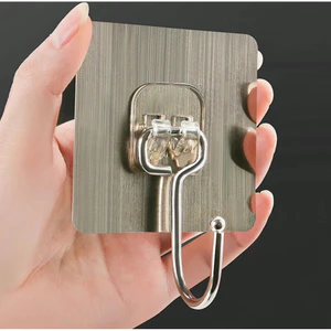 Móc dán tường inox mẫu mới dính siêu chắc chịu lực tốt,móc treo vật dụng trong nhà