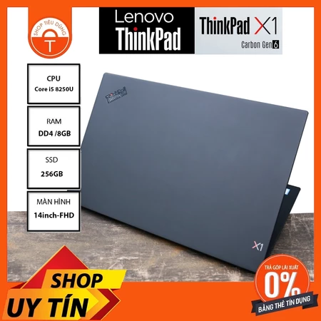 Laptop Lenovo Thinkpad X1 Carbon Gen 6 core i5-8250U/ 16GB/ 256GB/ 14inch FullHD