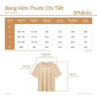 3PhầnTư - Áo Thun Dáng Relax Vải Cotton Airism Cao Cấp Kết Hợp Sợi Tái Chế Thấm Hút Khô Nhanh - TTSM24008