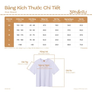 3PhầnTư - Áo Thun Boxy Vải Cotton Airism Cao Cấp Thấm Hút Khô Nhanh - TTSM24009