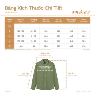 3PhầnTư - Áo Sơ Mi Nam Trơn Dáng Regular Tay Dài Hiệu Ứng Nhăn Cá Tính - TSTM24004