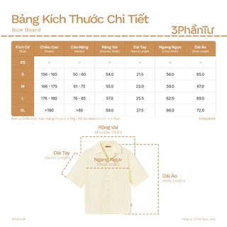 3PhầnTư - Áo Sơ Mi Nam Dáng Boxy Tay Ngắn Kẻ Sọc Vải Cotton Nylon Cá Tính - TSTM24005