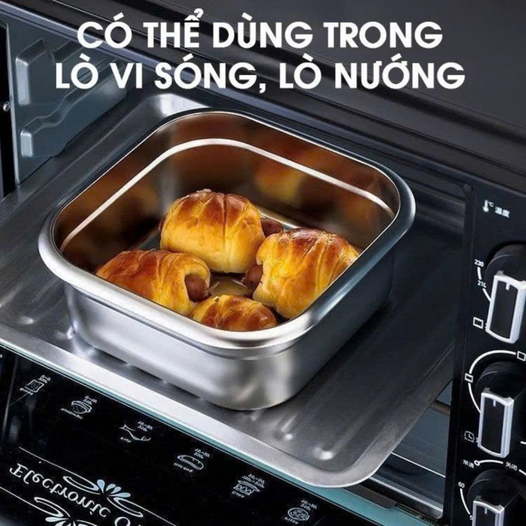 Hộp Đựng Thực Phẩm 1800ml Có Quai Cầm Tiện Lợi – Hộp Cơm Du Lịch, Cắm Trại, Dã Ngoại, Chất Liệu An Toàn