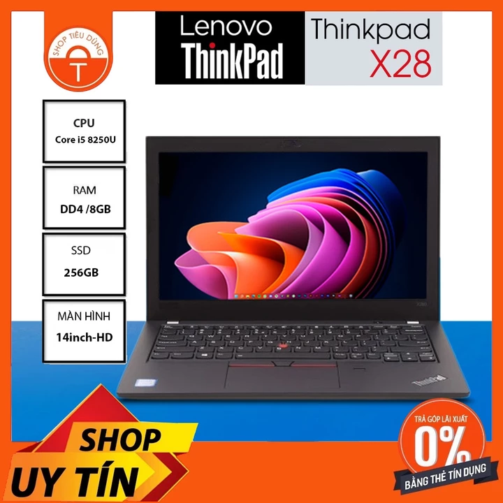 Laptop Giá rẻ Lenovo Thinkpad X280 i5 8250U RAM 8GB SSD 256GB 12.5 inch