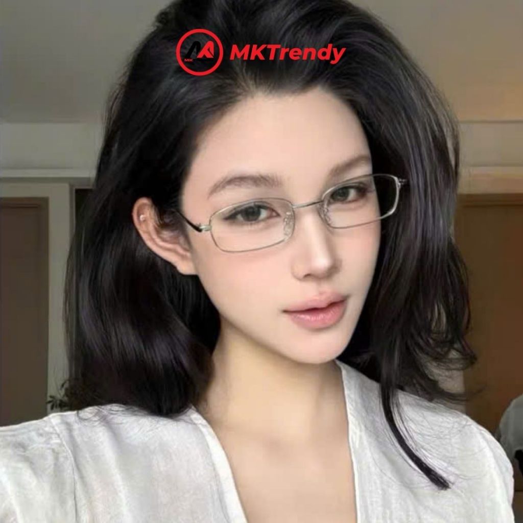 Kính thời trang nam nữ MKTRENDY kính lão viễn thị chống ánh sáng xanh chống tia UV đọc sách báo phong cách HK6
