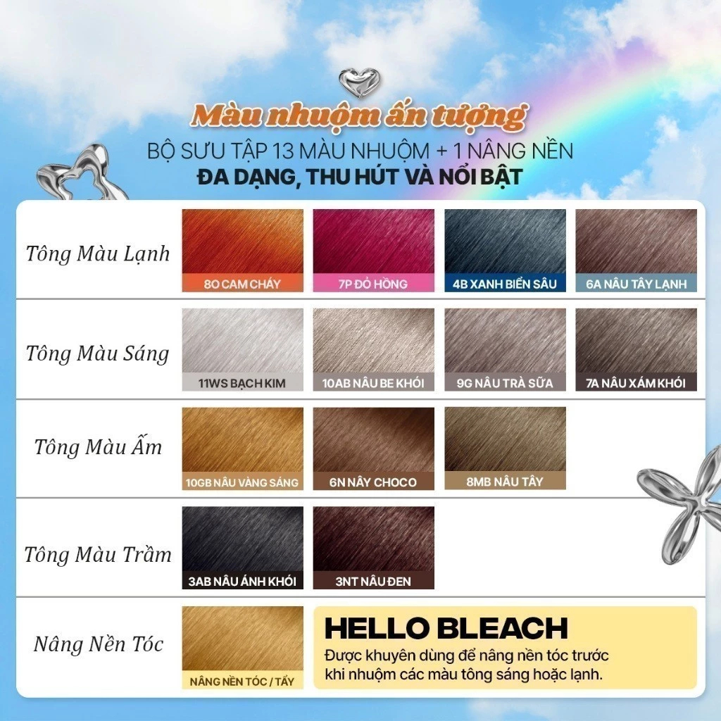 [HOT] Thuốc Nhuộm Tóc mise en scène Hello Bubble Dạng Bọt Nâu Lạnh Dễ Dàng Nhuộm Tại Nhà Không Cần Tẩy 100g