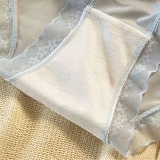 Quần lót nữ su lụa băng lạnh thoáng mát viền ren gợi cảm đáy cotton kháng khuẩn khử mùi DEVARI L369