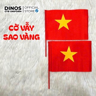 Cờ Đỏ Sao Vàng Việt Nam Dinos Kích Thước 72x92cm Treo Cổng Nhà, Trường Học, Cơ Quan