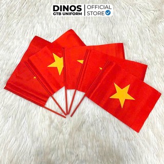 Cờ Đỏ Sao Vàng Việt Nam Dinos Kích Thước 72x92cm Treo Cổng Nhà, Trường Học, Cơ Quan