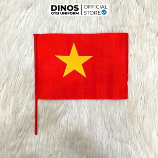 Cờ Đỏ Sao Vàng Việt Nam Dinos Kích Thước 72x92cm Treo Cổng Nhà, Trường Học, Cơ Quan