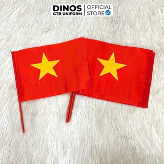 Cờ Đỏ Sao Vàng Việt Nam Dinos Kích Thước 72x92cm Treo Cổng Nhà, Trường Học, Cơ Quan