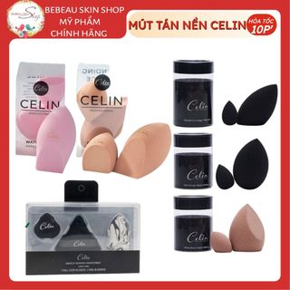 Bông Mút Tán Nền Make Up CELIN Mẫu Mới Mềm Mịn Đàn Hồi Cao - Bebeau