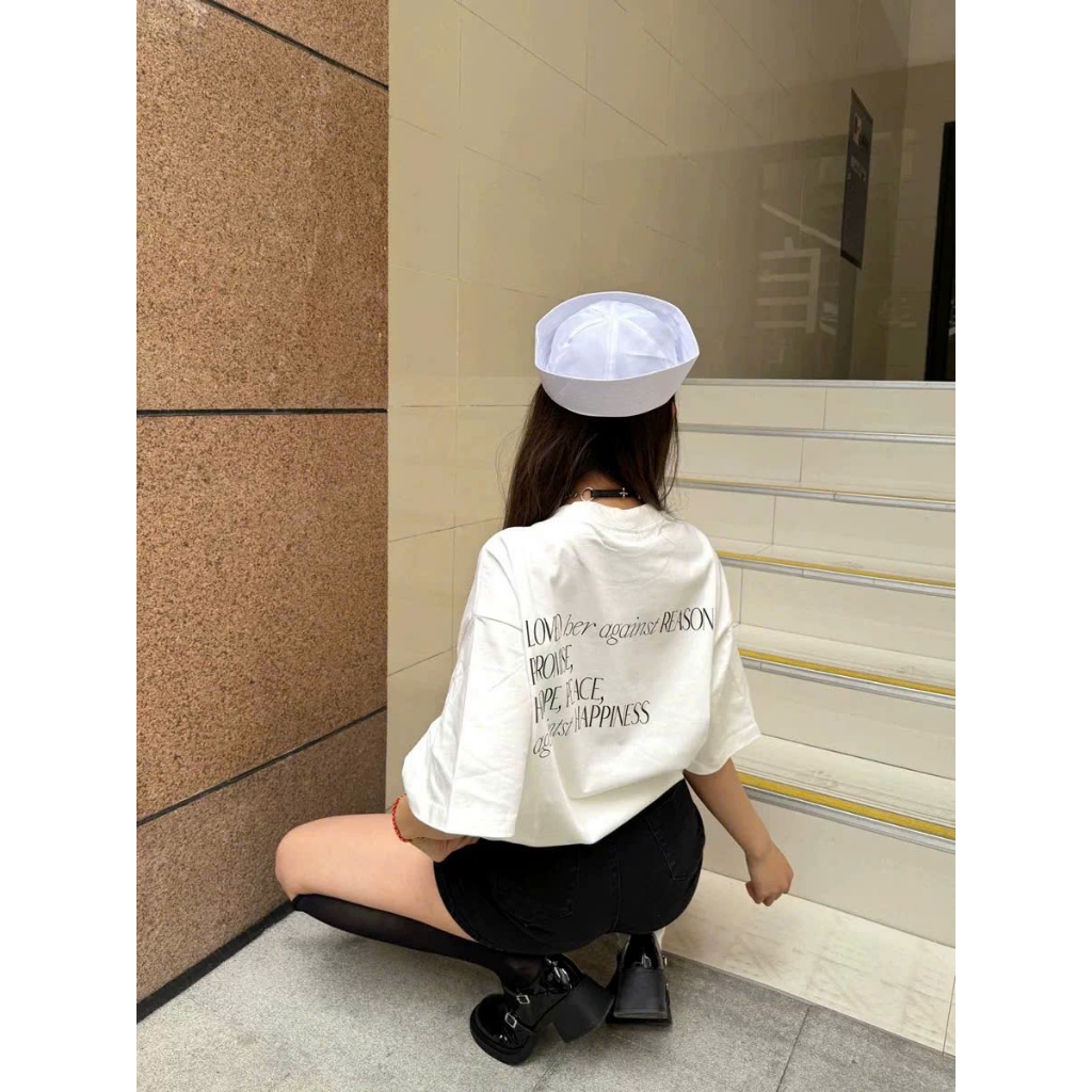 Áo thun Stee Cổ tròn DISCOURAGEMENT Localbrand I CVCVNI Unisex