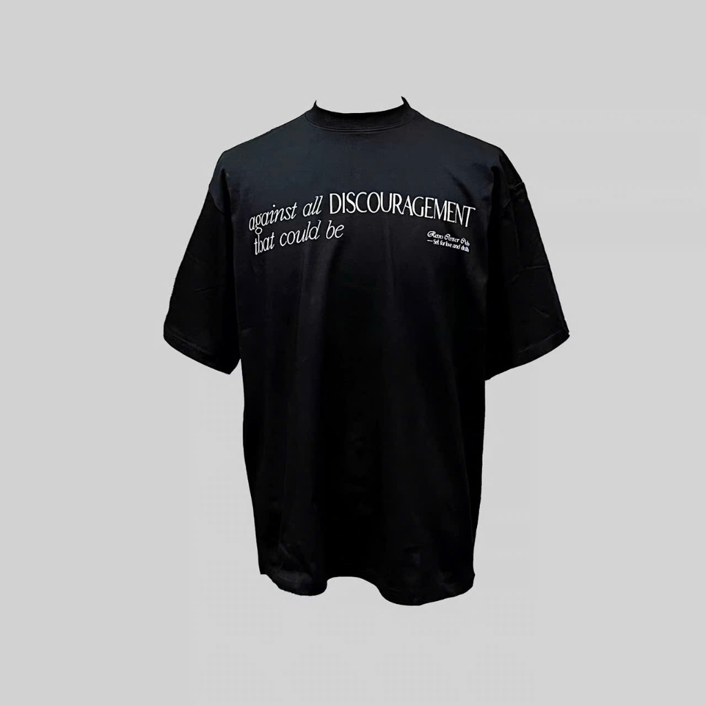 Áo thun Stee Cổ tròn DISCOURAGEMENT Localbrand I CVCVNI Unisex