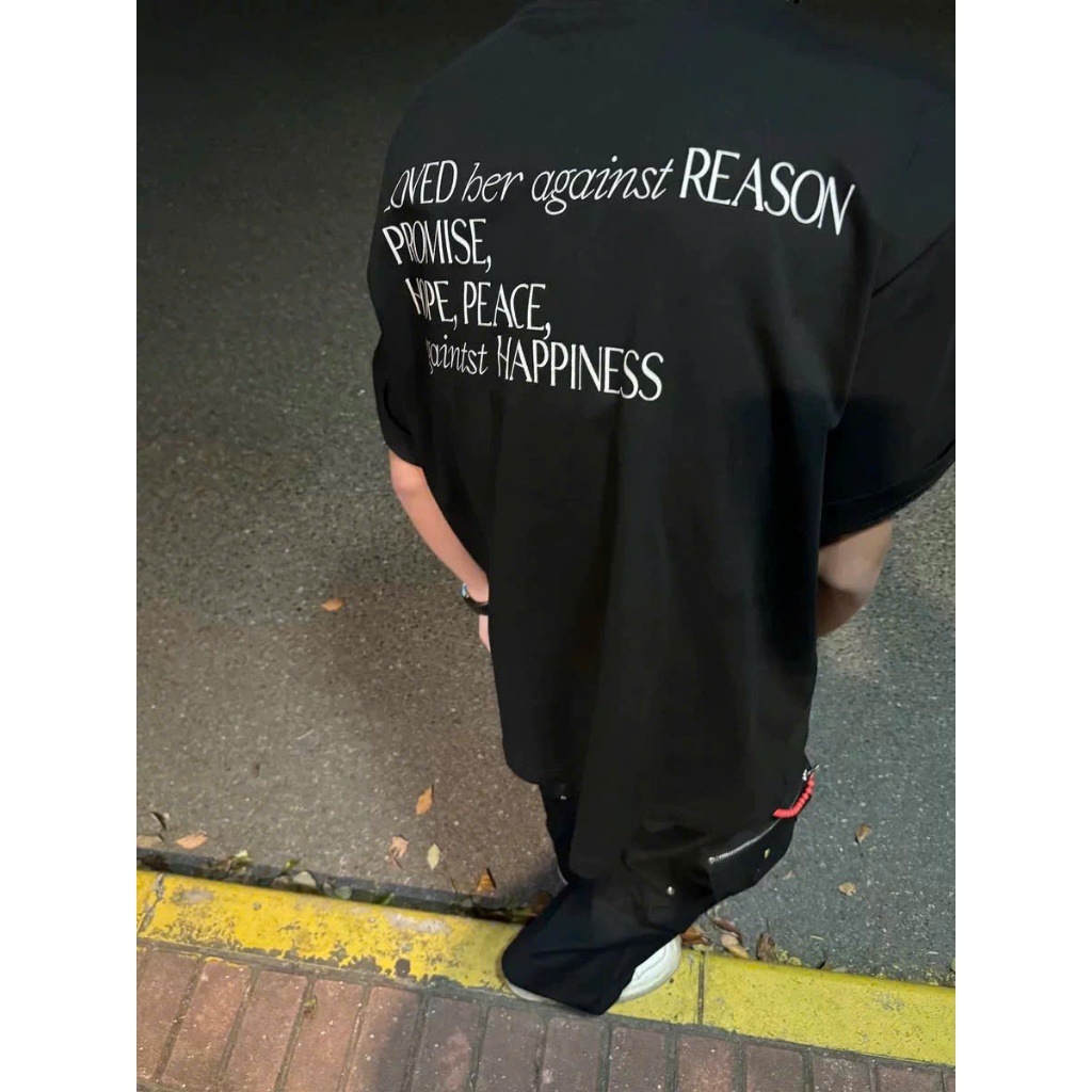 Áo thun Stee Cổ tròn DISCOURAGEMENT Localbrand I CVCVNI Unisex