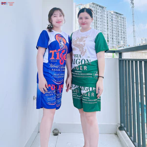 XẢ LỖ Bộ quần áo thể thao nam bộ đồ nam thun lạnh - bộ đồ nam TIGER XANH Kl2
