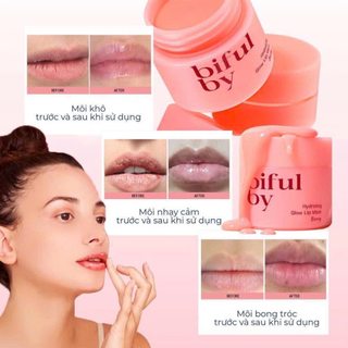 Mặt Nạ Ngủ Môi Biful By Hydrating Glow Lip Mask Dưỡng Môi Căng Mọng, Chống Nhăn Giảm Thâm Môi 10ml
