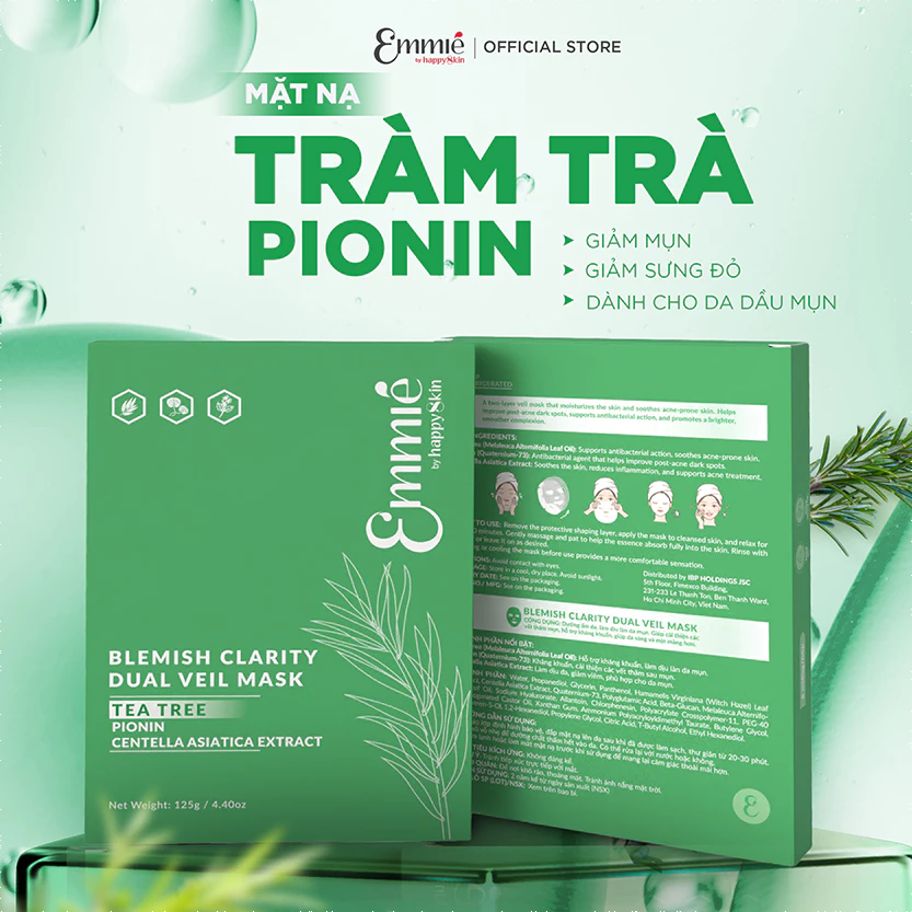 Thành phần chính và công dụng mặt nạ Pionin