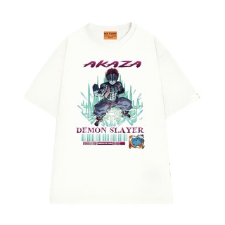 Áo Thun Thanh Gươm Diệt Quỷ Akaza Thủ Thế Tấn Công Vải Cotton 75 Mềm Mịn NGÔ TEE