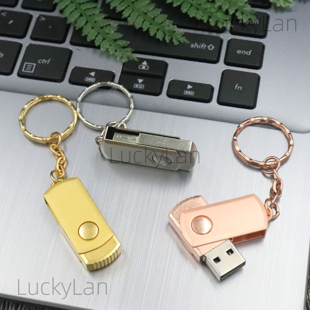 ổ đĩa flash USB 2TB 128GB 64GB kim loại trường hợp bộ nhớ thanh 32GB 16GB 8GB 4GB 2GB 1GB với keychain để vận chuyển nha