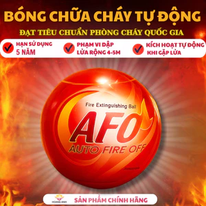 Bóng Chữa Cháy AFO 1,3KG Tự Động Kích Hoạt Chủ Động Phòng Cháy Mọi Lúc, Mọi Nơi Tặng K