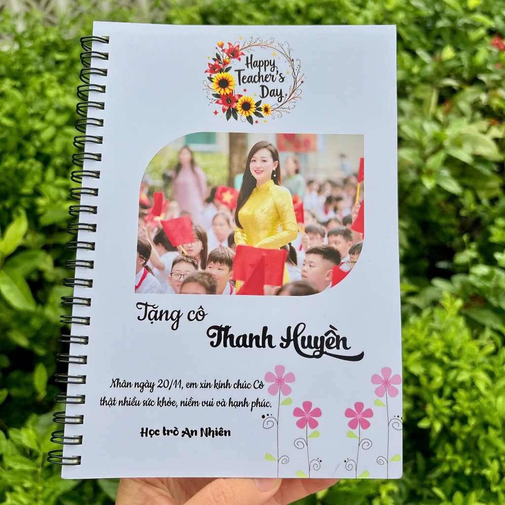 Số Tay Thiết Kế In Ảnh Theo Yêu Cầu Quà Tặng Tri Ân Thầy Cô , Tốt Nghiệp Chia tay Đồng Nghiệp