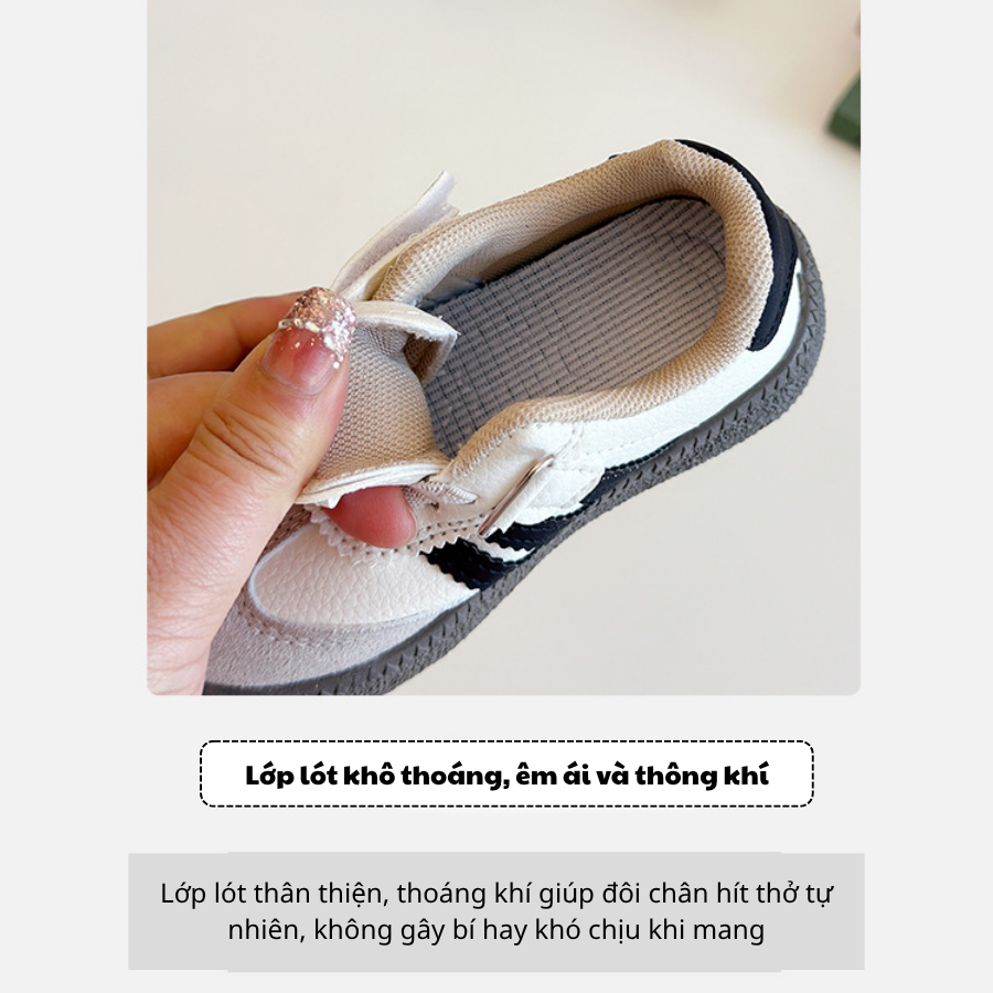 [M126] Giày Thể Thao Cho Bé, Giày Sneaker Thể Thao Bé Trai Bé Gái Từ Tập Đi Đến Đi Học, Đi Chơi Êm Ái ( Tăng 1 size)