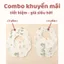 Khăn yếm cho bé Royal loại Tròn chất liệu vải muslin cao cấp thoải mái êm ái thấm hút vượt trội