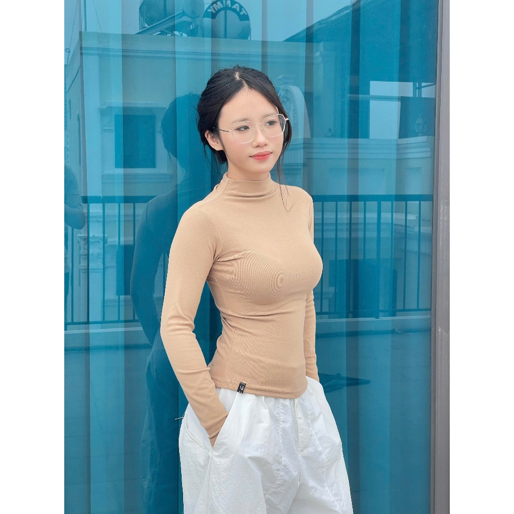 Áo Thun Dài Tay N148 Thời Trang Hottreng Gladimax, Áo Giữ Nhiệt Cổ 3P Lông Thỏ Co Giãn 4 Chiều Ấm Áp