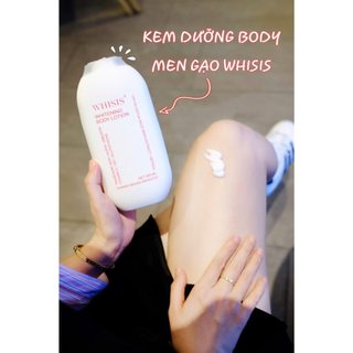 Kem Dưỡng Thể Whisis Whitening Body Lotion Mẫu Mới Dưỡng Trắng Cấp Ẩm Da Body Mềm Mịn 300ml - Bebeau