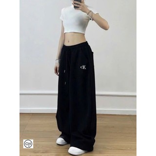 Quần Nỉ Bông Ống Rộng ELEGANTE Boutique Chất Liệu Nỉ Bông Siêu Dày Dặn Cực Kì Dễ Phối Đồ