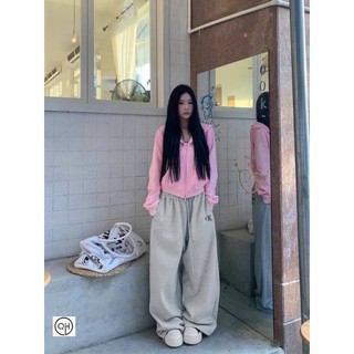 Quần Nỉ Bông Ống Rộng ELEGANTE Boutique Chất Liệu Nỉ Bông Siêu Dày Dặn Cực Kì Dễ Phối Đồ