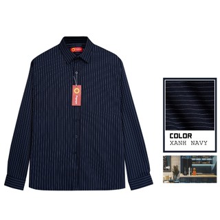 [ BIGSIZE UP TO 135KG ] Áo sơ mi dài tay chỉ dệt nam co giãn Luxury Store . SMDC2