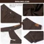 Quần Kaki Jean Nam Form Regular Fit Basic Màu Nâu Mocha